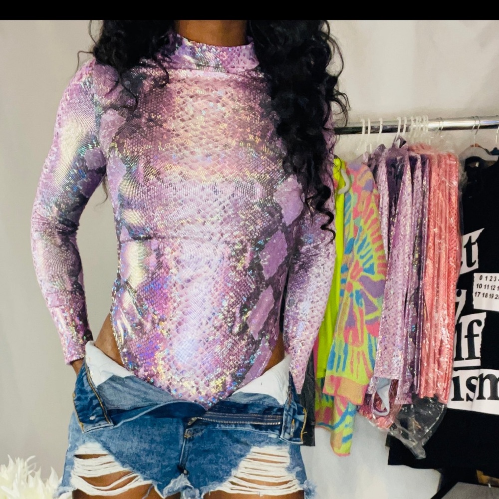 Snake Shimmer Bodysuit
